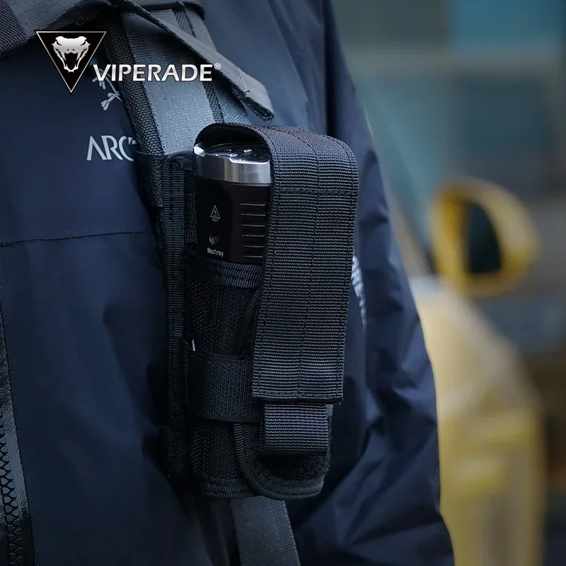 Фото VIPERADE 8 #   Тактическая кобура, универсальный чехол для фонарика EDC №1