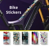 enlee bike frame paster scratch protection for yt capra dh mtb road bike frame color personalized bicycle sticker bike decal