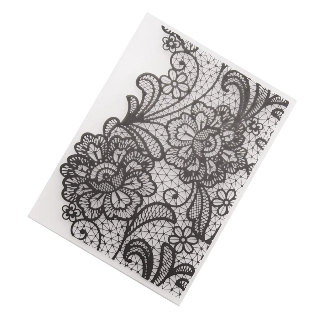 

DIY Bump Embossing Dies Plastic Creative Floral Design Template Stencil Folder for Album Scrapbooking Paper Craft Decor