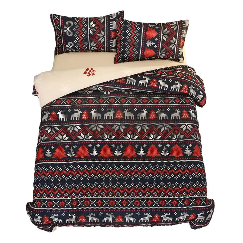 

Комплект рождественского постельного белья из микрофибры с оленем