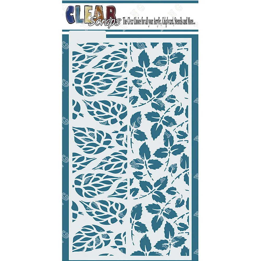 

2022 New Spring Leaves Layering Stencils Kids Fun Diy Drawing Craft Paper Greeting Card Diary Scrapbooking Coloring Templates