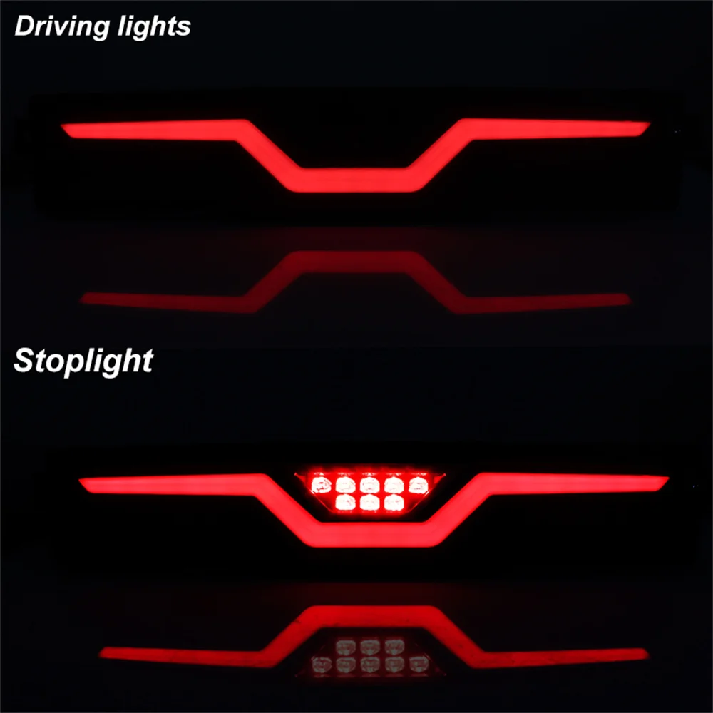 1 шт. 3-в-1 красный светодиодный задний противотуманный фонарь автомобиля