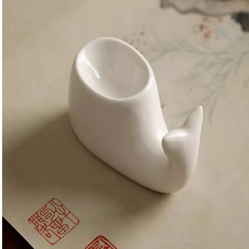 1 шт. керамический чернильный камень в форме Кита многофункциональный пруд