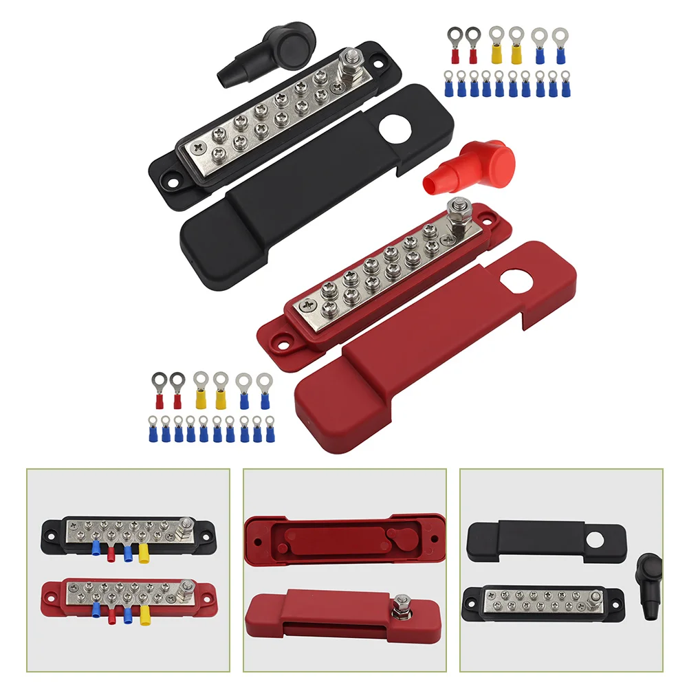 

12-way Busbar Car Terminal Strips BUSBARS Power Distribution Block Trailer