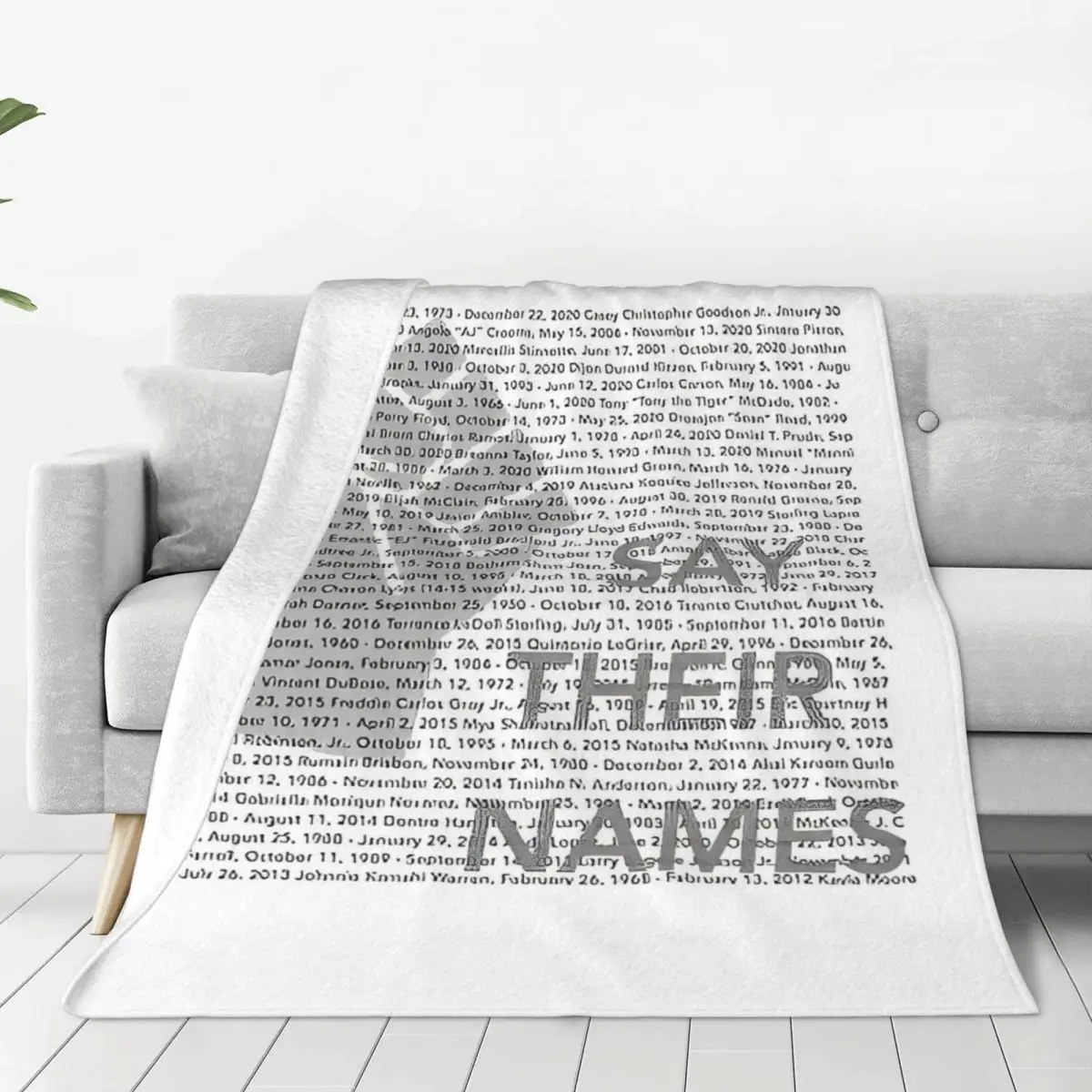 Фланелевое одеяло George Floyd