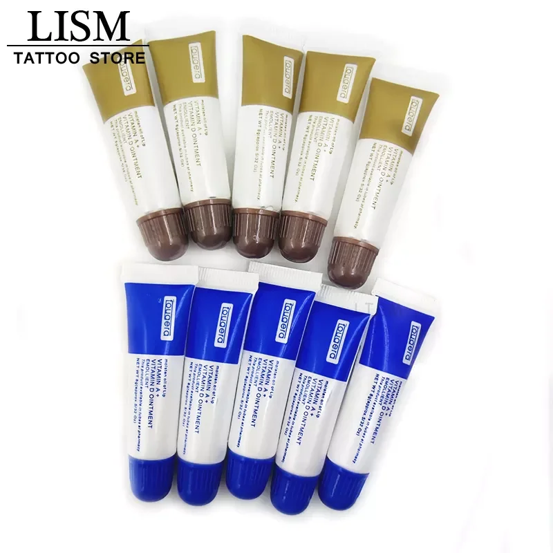 

Vitamin A&D Ointment Tattoo Cream After Care Gel Anti Scar Blue Tattoo Aftercare Microblading Supplies For Eyebrow Lip Tatto