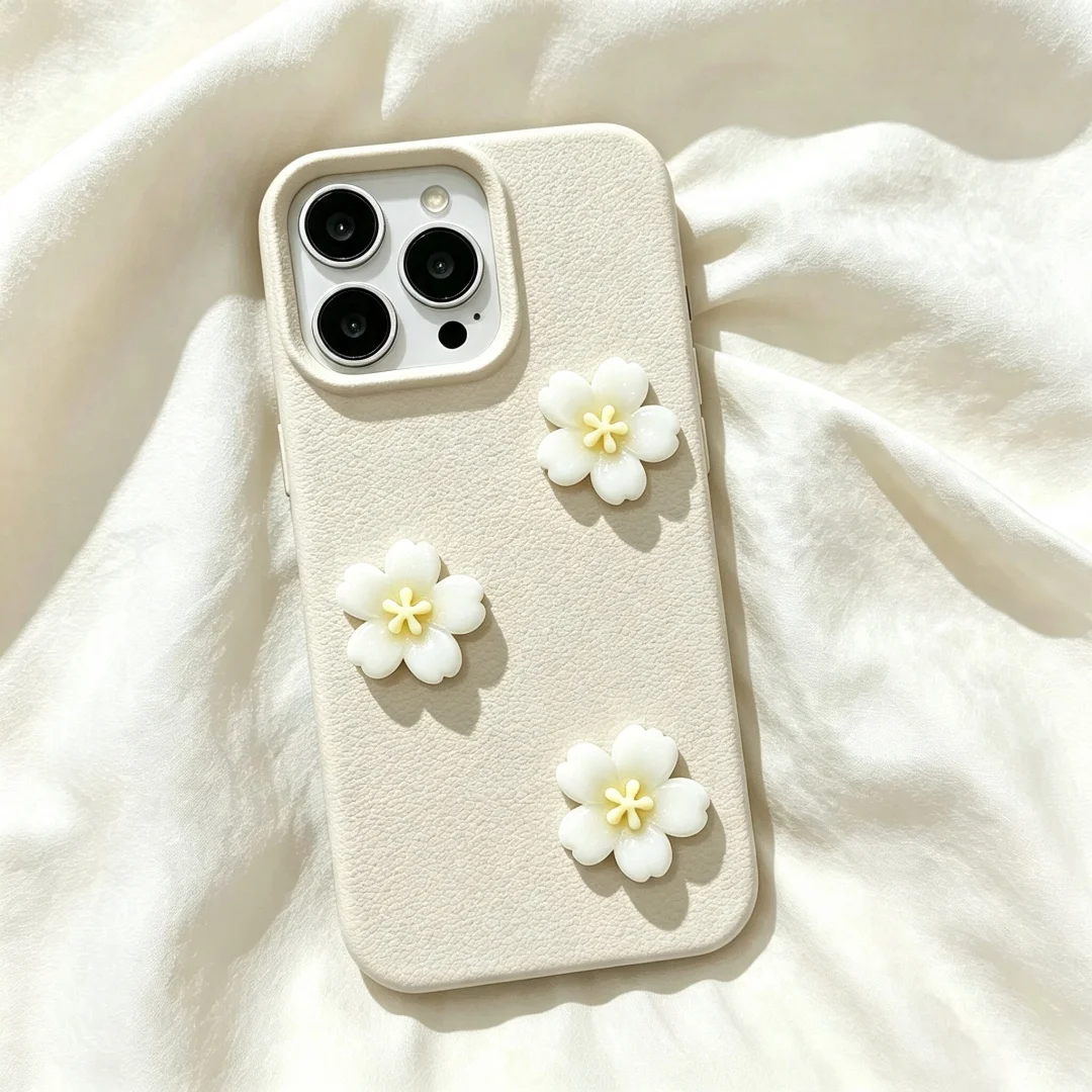 Фото Нежный 3D-чехол с вишневым цветом для iPhone 17, 14, 15, 16, 11, 12, 13 Pro Max, 17 Air, XS, XR, X, 14, 15, 16 Plus, в конфетных цветах №2