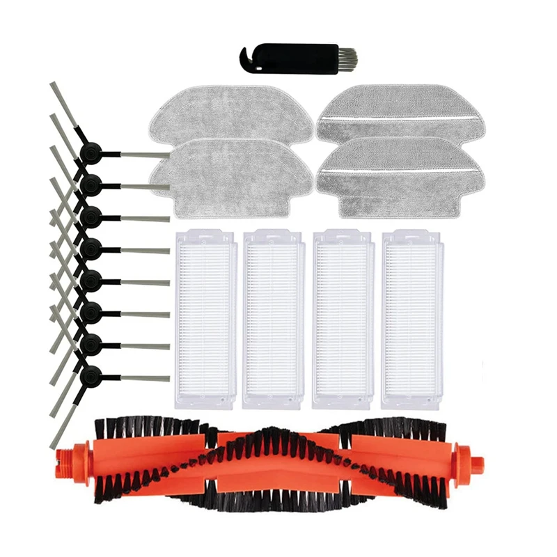 

Запасные части: роликовая щетка, боковая щетка, HEPA-фильтр, совместимый с Mijia STYTJ02YM