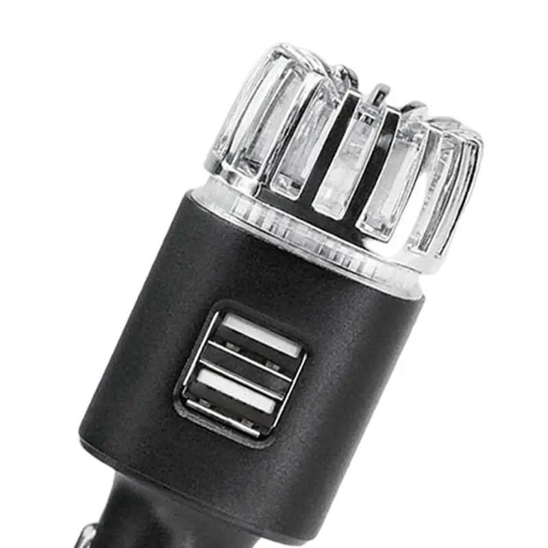 Автомобильный очиститель 2 в 1 ионизатор ионный освежитель воздуха с USB-портами