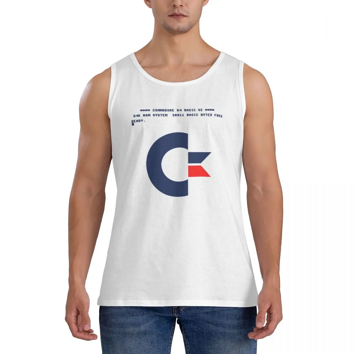 

Мужская спортивная майка из хлопка, в стиле ретро