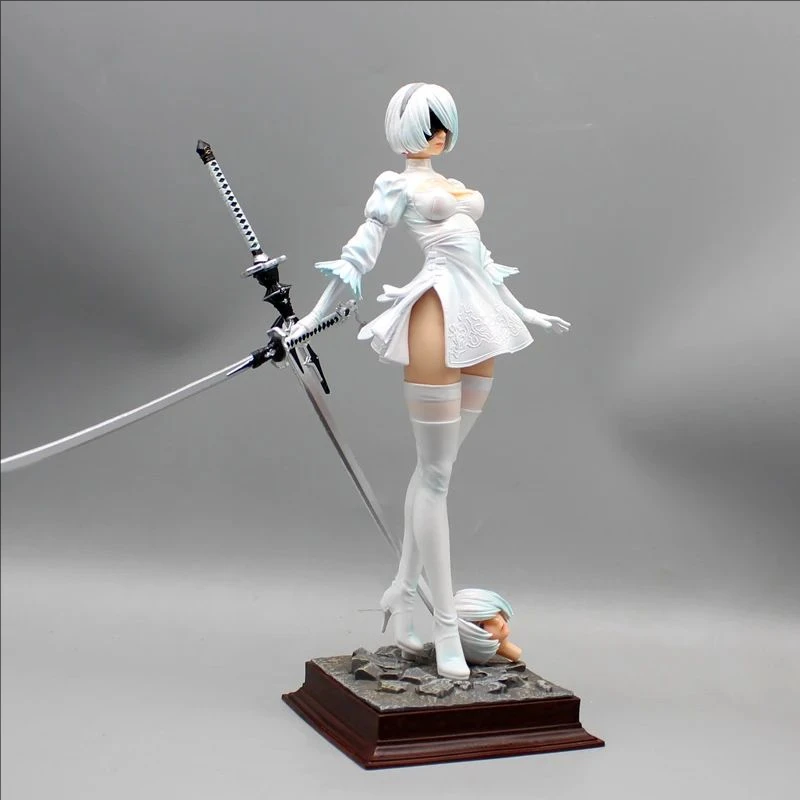Экшн-фигурки из игры Nier Automata игрушки Yorha 2B фигурки аниме асимметричная фигурка 27