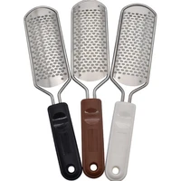 stainless steel foot file foot the feet pedicure rasp remover foot file callus remover scrub manicure nail tools