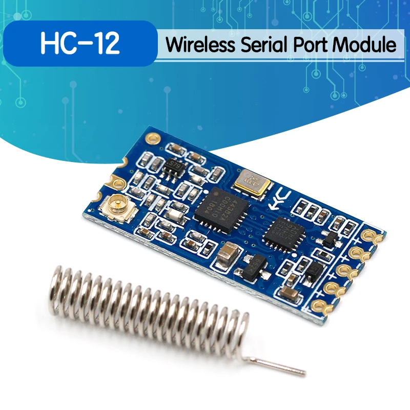 

433Mhz SI4463 HC-12 беспроводной модуль последовательного порта 1000M заменить Bluetooth Оригинал