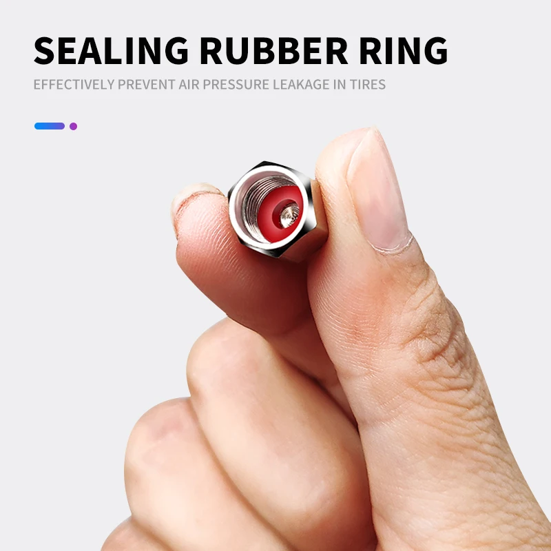 4 шт. колпачки для клапанов автомобильных колес из алюминиевого сплава |