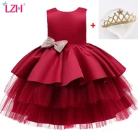 LZH New Infant Dress Newborn Clothes Christmas Baby Princess Party Dresses For Baby Girls Dresses Kids 1st Year Birthday Dress