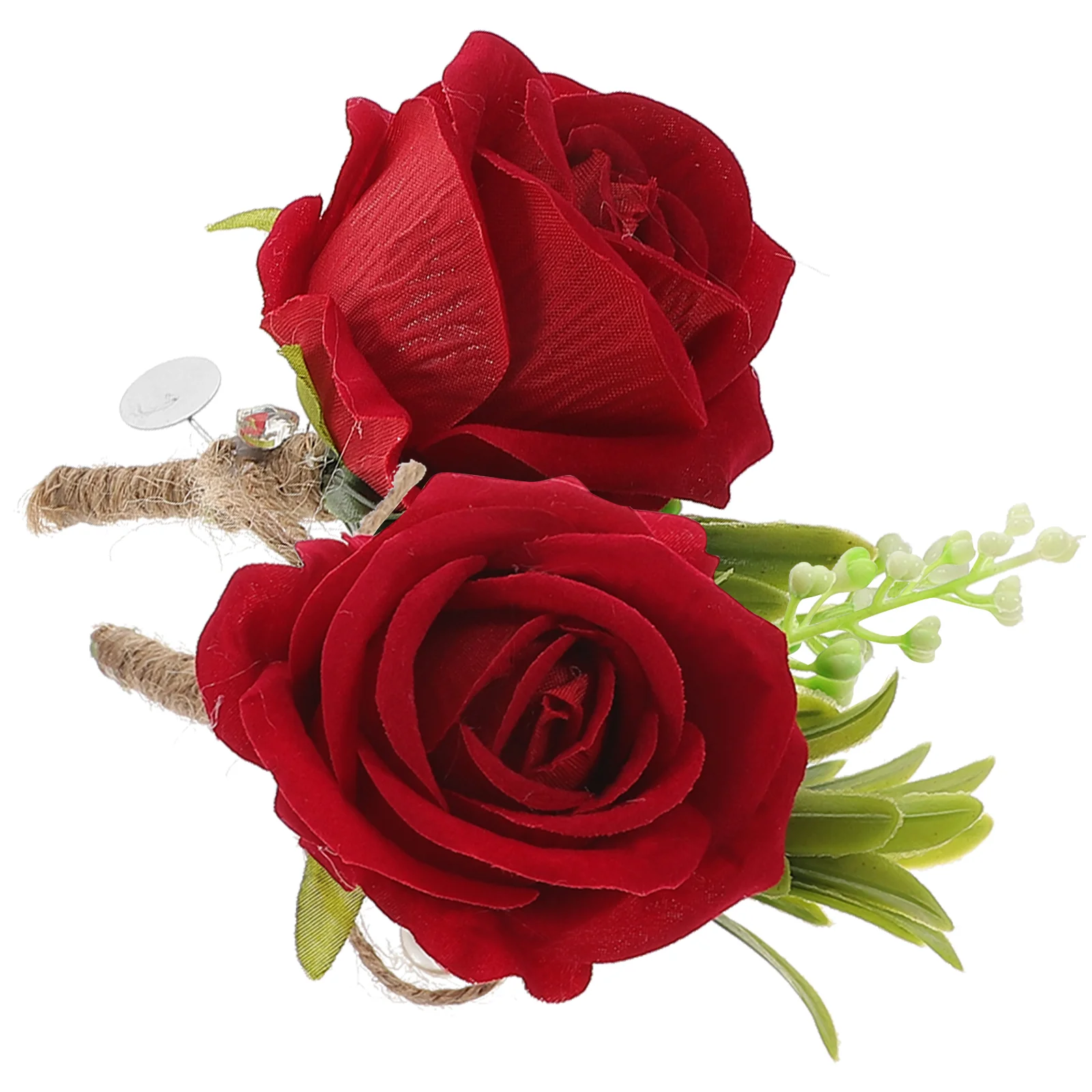 

2 Pcs Roses Fresh Flowers Wedding Party Favors Buttonholes Corsage Wedding Boutonniere Groom Boutonniere Corsages Wedding