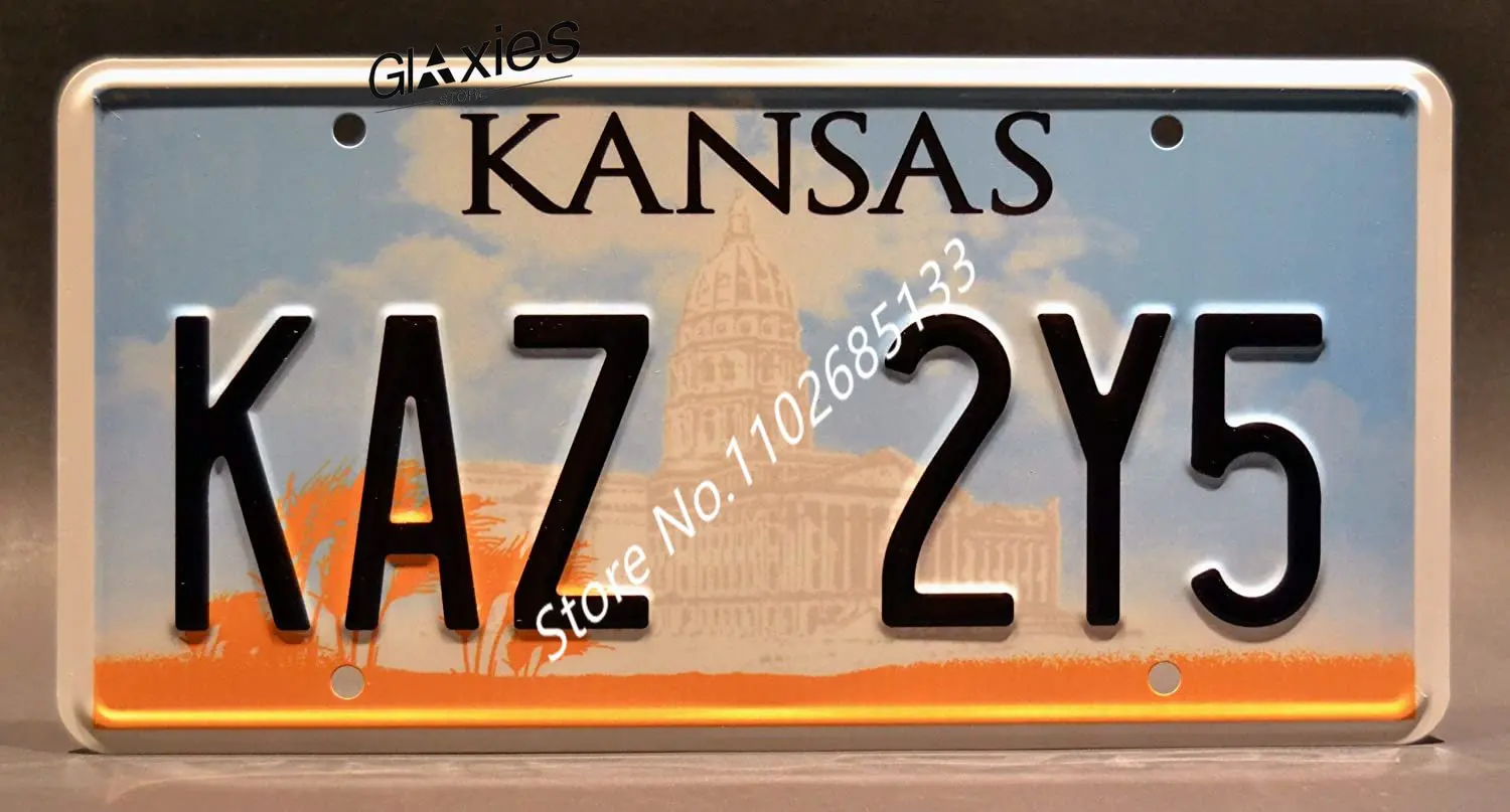 

Celebrity Machines Supernatural | Kaz 2Y5 + CNK 80Q3 | Metal Stamped License Plates | Kaz 2Y5 + CNK 80Q3 |