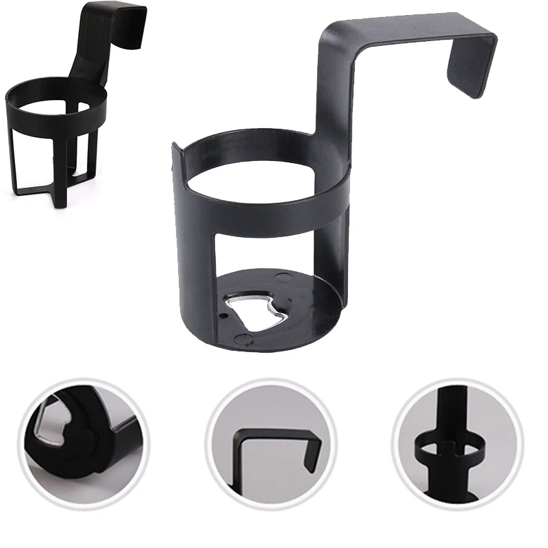 

Universal Car Door Cup Holder Window Hook Handrail Mount Water Bottle Cup Stand 2-in-1 Auto Interior Supplies Accessories