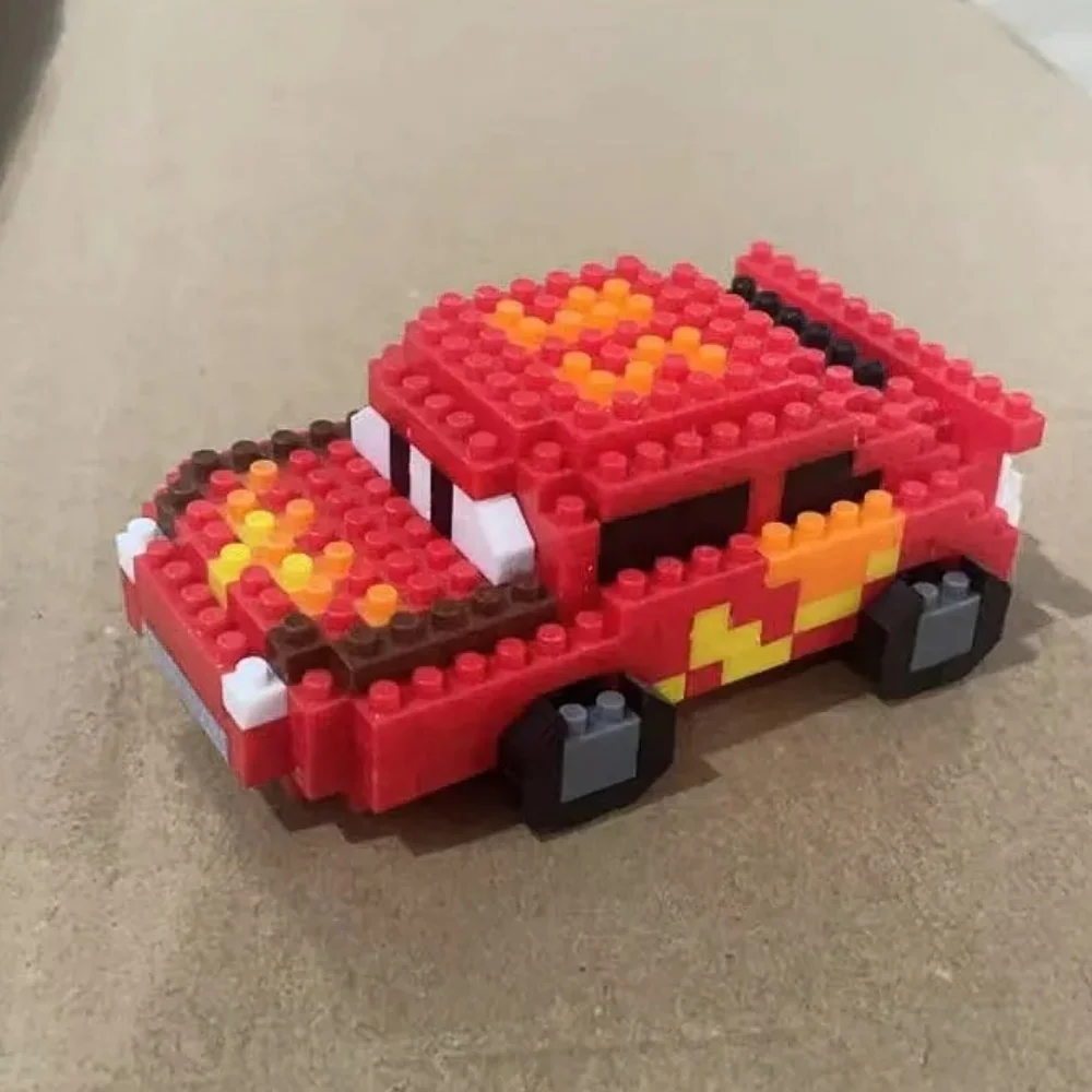 Строительные блоки Disney Cars, Лайтнинг Маккуин, Джексон Сторм, игрушки с персонажами мультфильмов, Салли Керера, подарок на день рождения для детей (art.: 3920d975460ab) - 3920d975460ab