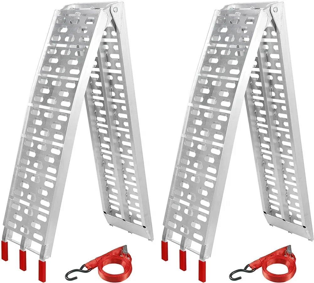 Сверхмощные портативные автомобильные пандусы алюминиевые арочные складные