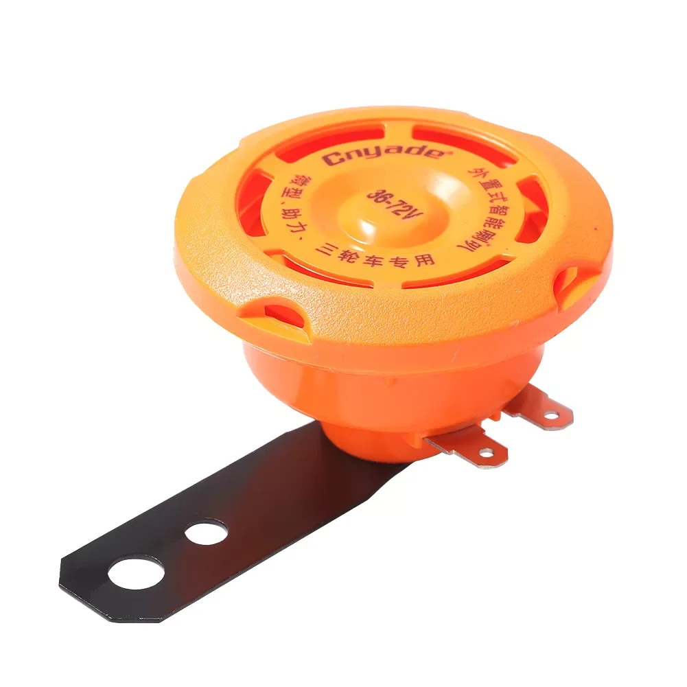 

Universal Motorcycle Electric Horn 36v/48v/60v Electric Horn Waterproof Round Loud Horn Speaker Accessories for Scooter Bike