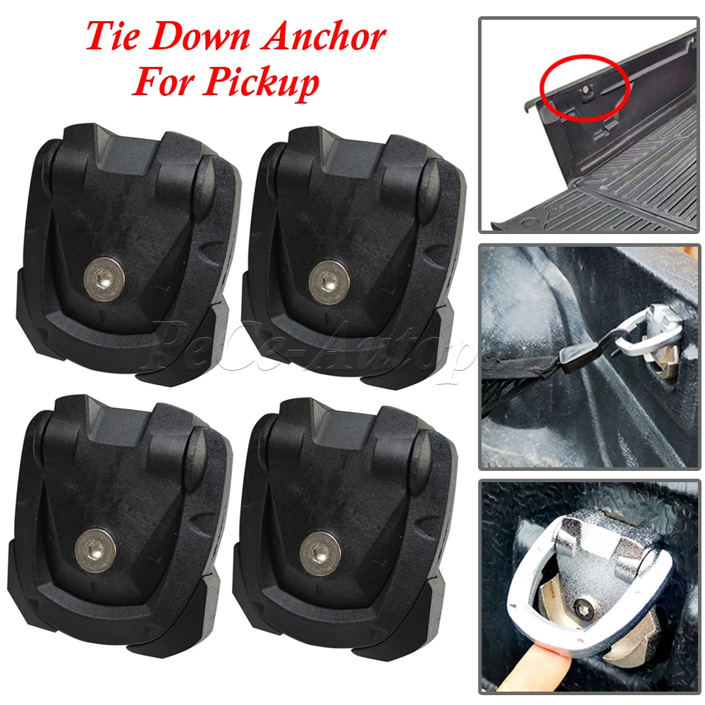 Фото 4 шт. для Nissan Navara NP300 Frontier Ford Ranger T6/T7 Toyota Hilux подкладка для кровати крючок-вешалка для кабины замок для подкладки кровати №2