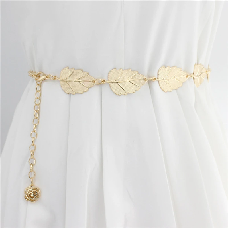 

Элегантный круглый металлический пояс для женщин в стиле ретро, золотой, серебряный ремешок с вырезами, цепочка, Длинные ремни, декоративный женский пояс для платья