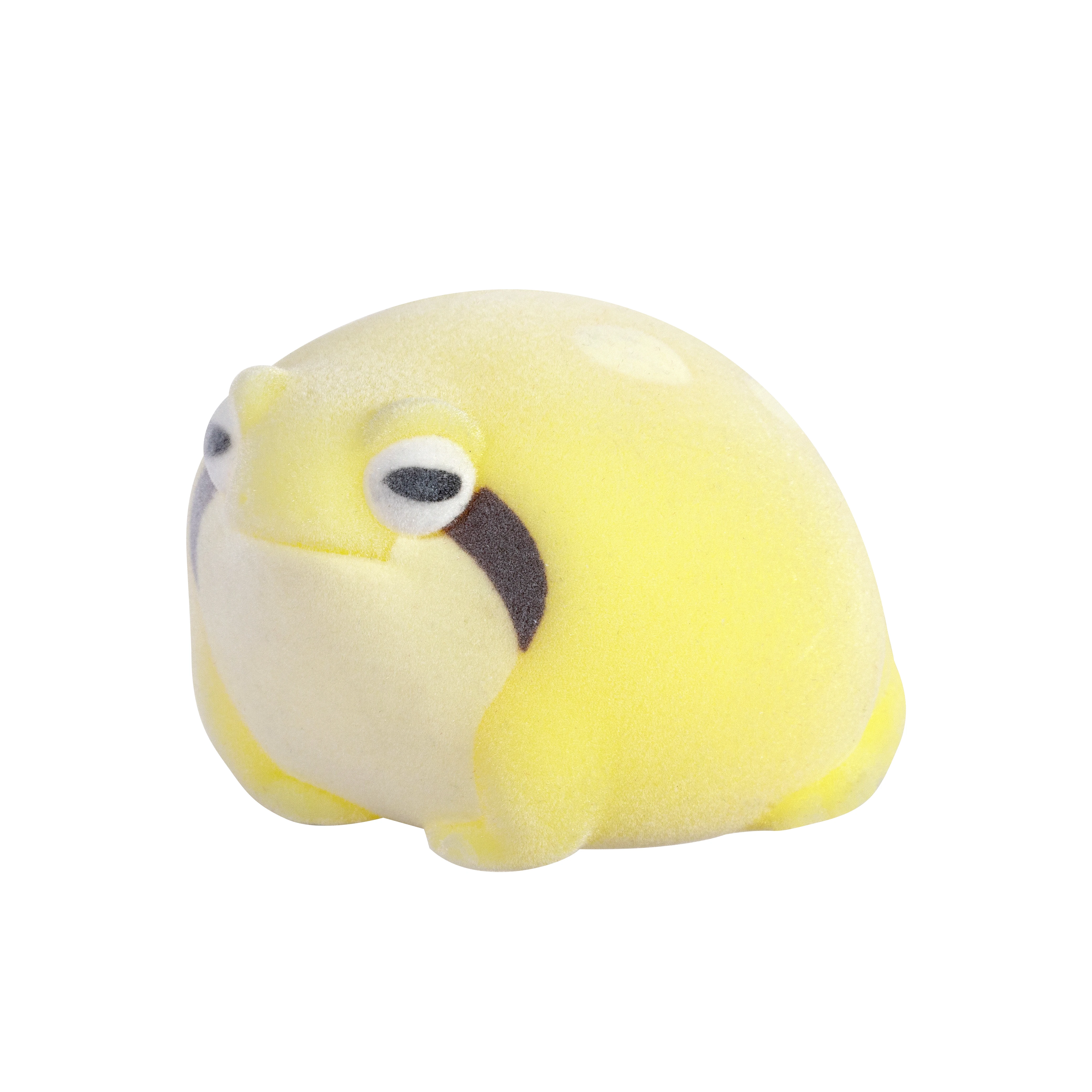 Твист яичный желток порошок флокирующая лягушка симпатичная игрушка