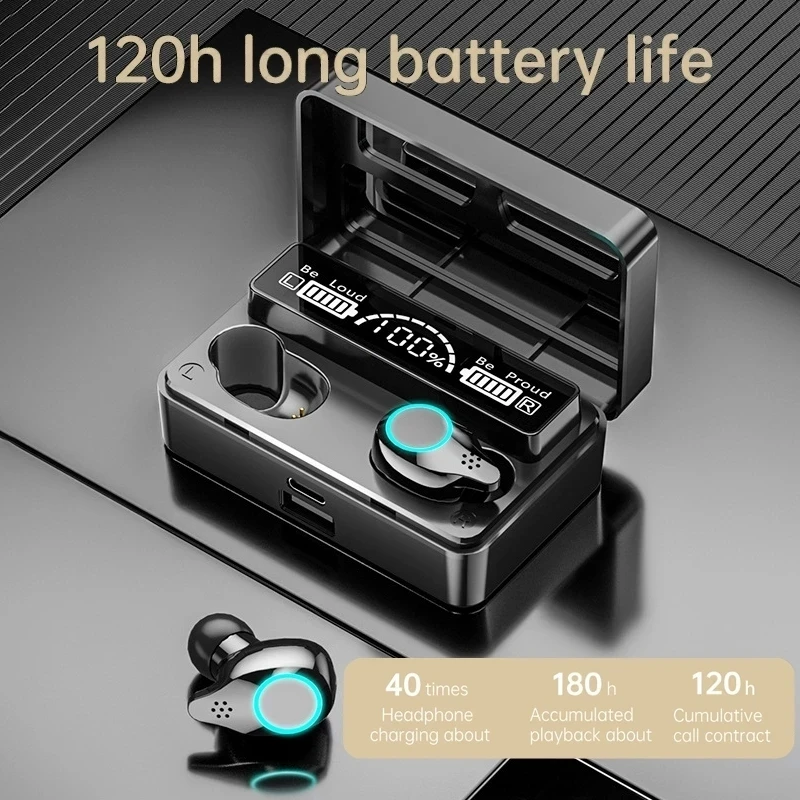 

Mini Earbuds TWS X3 Bluetooth-compatible Headphones Mirror Wireless Earphones Sports Game Headset Waterproof headste sports