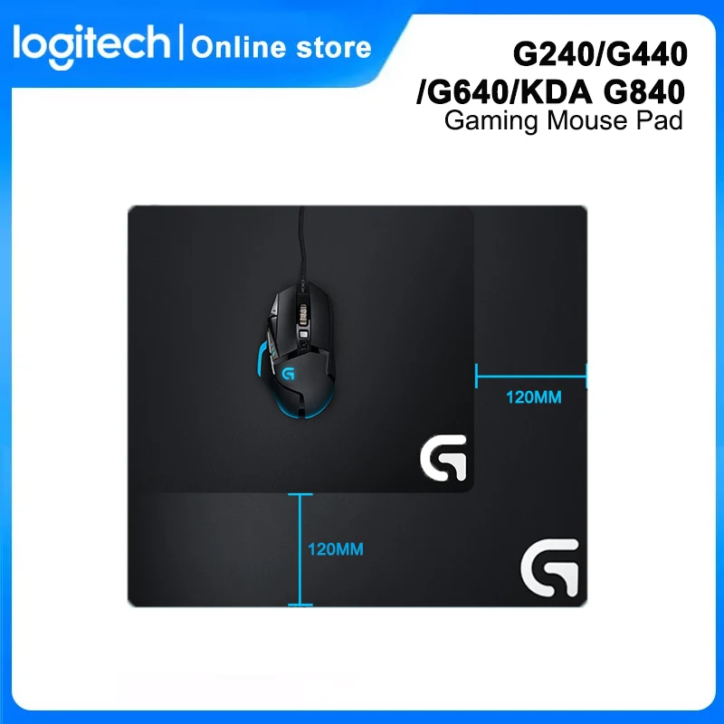 

Logitech G240/G440/G640/KDA G840 Mouse Pad Gaming Large Size Mousepad Cloth Hard Surface Stable For Table Desk Accessories