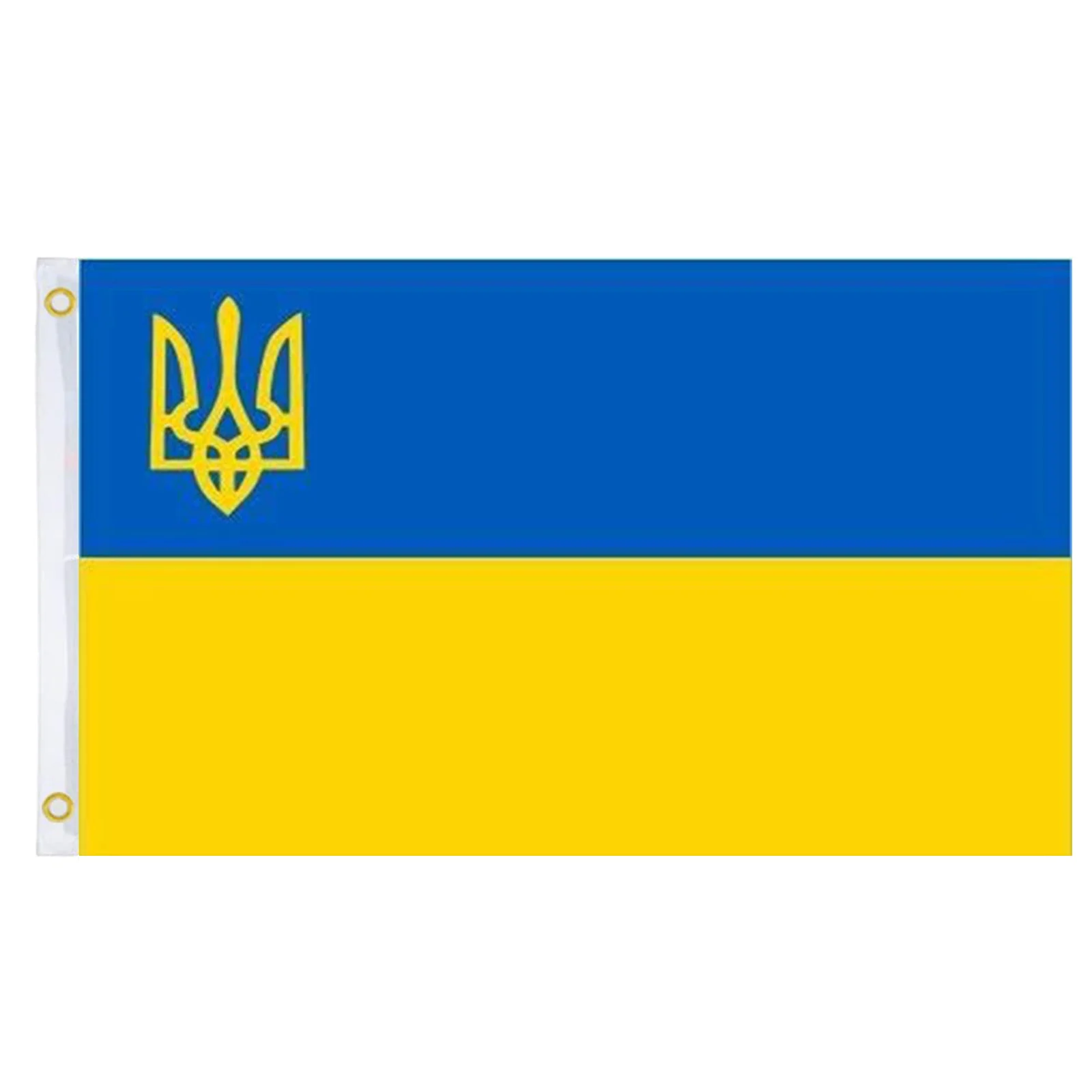 

Украинский флаг 90x150 см, синий, желтый, украинский баннер, оформление оформления в национальной стране, полиэстер
