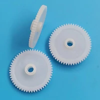 544a 0 5m 28mm big gear modulus 0 5 54 tooth 4mm hole plastic gear wheel toy accessories 10pcslot