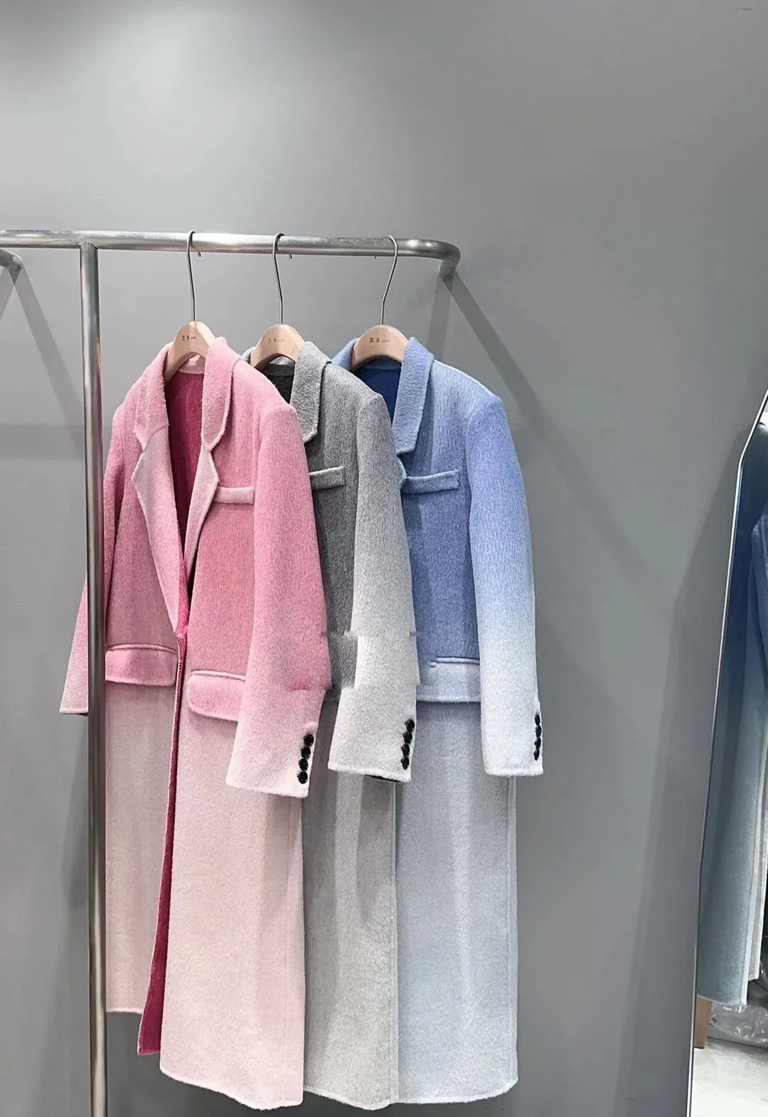 

Slim Fit Твидовое пальто для женщин, Теплое зимнее пальто, Роскошное элегантное пальто, Флис из ягненка, Классическая мода, Женская одежда, 2023 г.