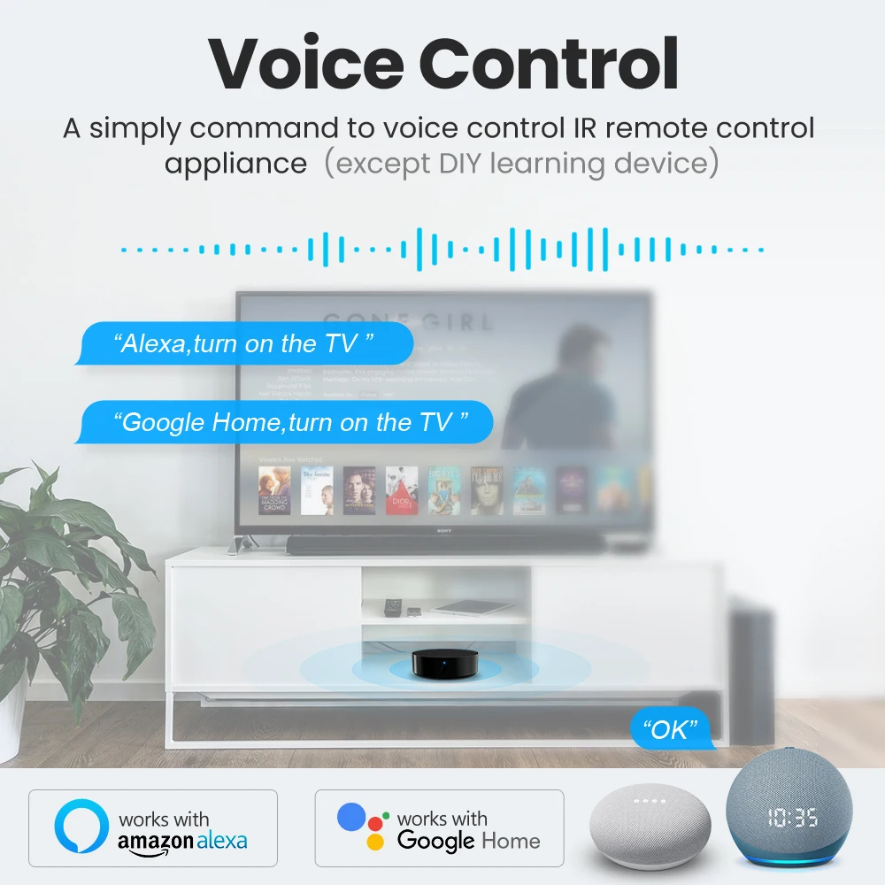 

Пульт дистанционного управления Smart Universal Alexa с поддержкой Wi-Fi