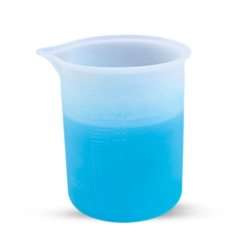 

Acrylic Paint Pouring Cup Making Silicone Flexible Mesauring Cup Clear Mixing