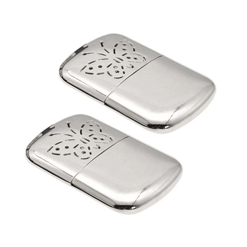 

2pcs Mini Hand Warmer Reusable Liquid FuelsHand Warmers for Hiking Fishing Home
