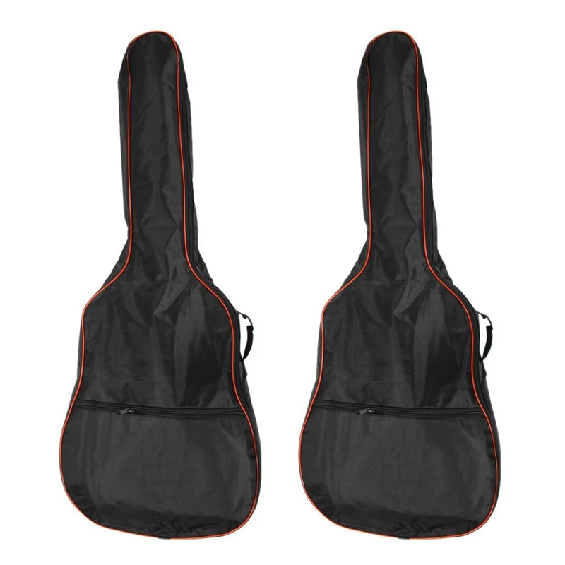 

2Pcs 41 Inch Classical Acoustic Guitar Back Carry Cover Case Bag 5Mm Shoulder Straps