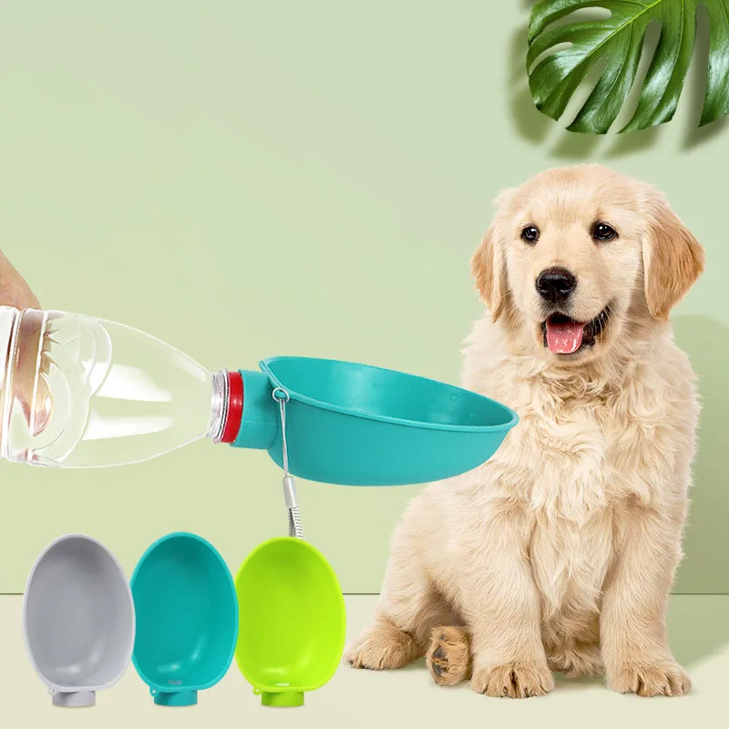 

Feeder Connector Pet Water Food Container Outdoor Dog And Mineral Bottle Pet Bowl Water Dog Drinking Water Portable External