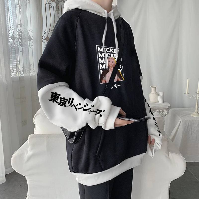 

Anime Mikey Sano Manjiro Aesthetics Manga Graphic Cartoon Tokyo Revengers Sweatshirt Women Oversized Harajuku Korean Hoodies Top