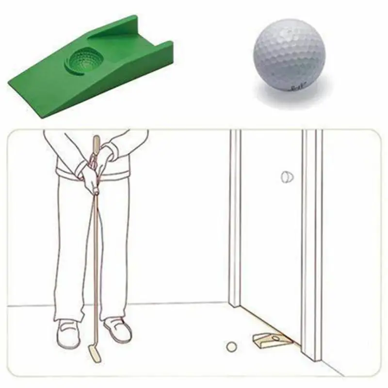 

Exercise Device Durable Door Stop Green Golf Outdoor Door Stopper Simple Indoor Environmental Friendly Ball Accessories