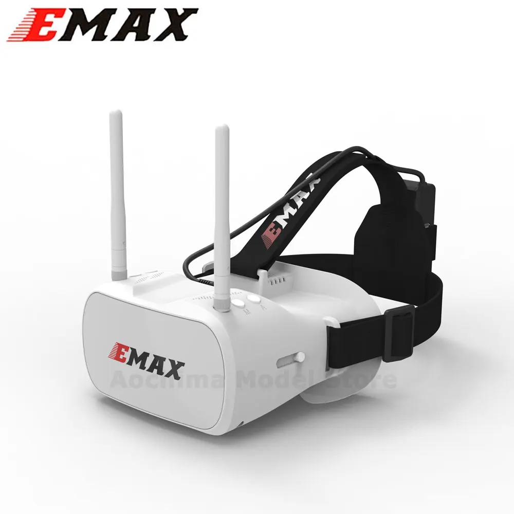 Emax 5 8G 48CH FPV очки Tinyhawk Diversity Goggle 4 3 дюйма 480*320 видеогарнитура с двойными антеннами 2 В