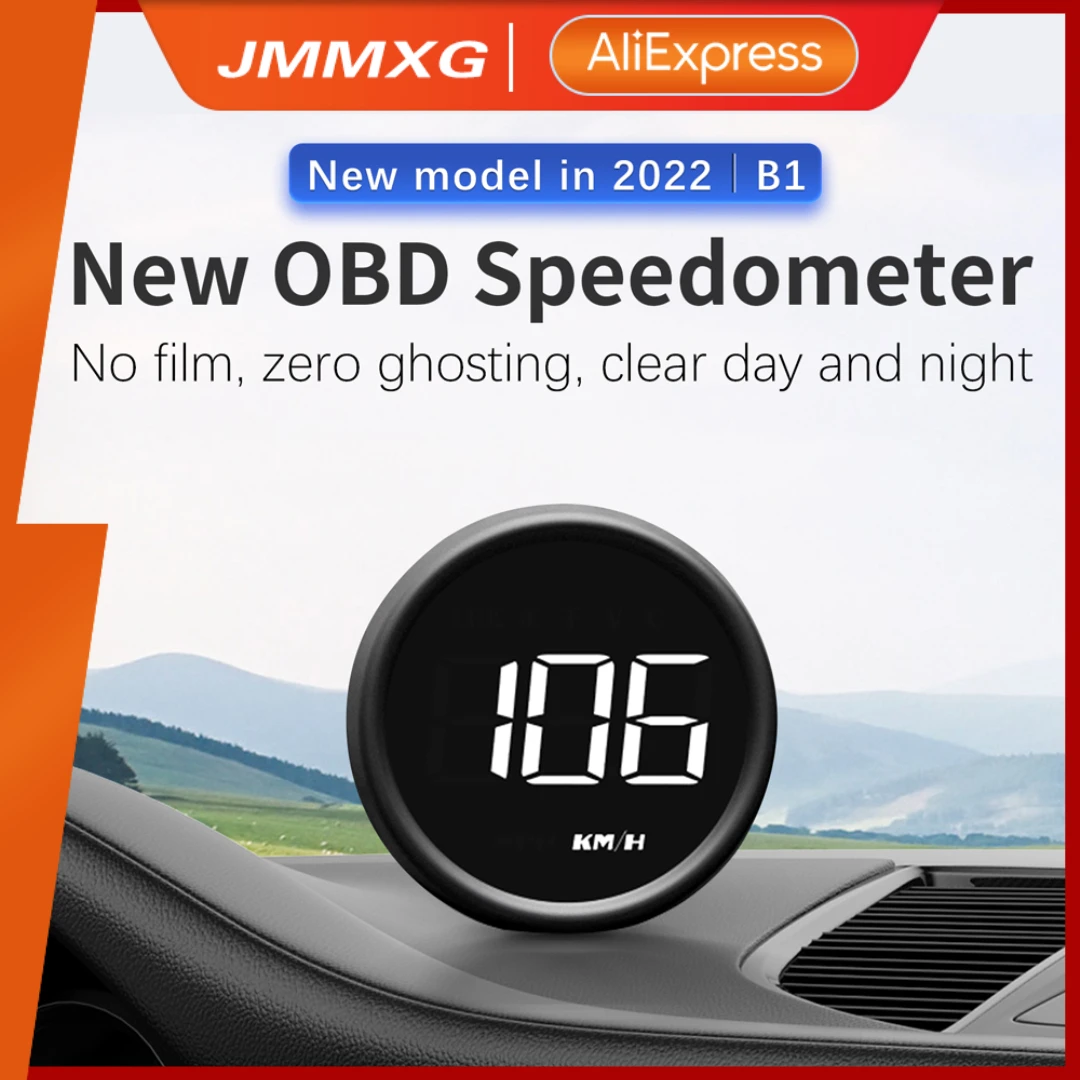 

OBD2 Hud Head Up Display Projector Auto Speedometer Water Temprature Voltage Fuel Consumption Head-up Display Car Accessories
