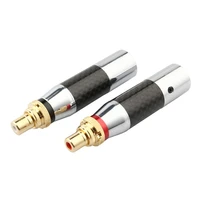 xlr rca 3 pin speaker adapter male female converter microphone audio cannon cable gold plated jack diy connectors