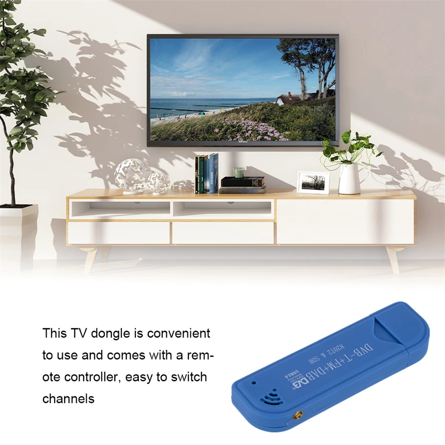 Мини Портативный ТВ-Стик 820T2 цифровое видео USB 2 0 DVB-T + DAB FM RTL2832U Поддержка SDR тюнер