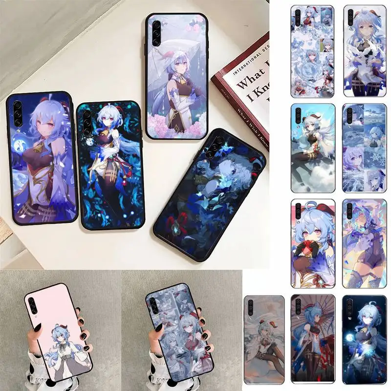 

FHNBLJ Genshin Impact Ganyu Phone Case For Samsung Galaxy A30 A20 S20 A50S A30S A71 A10S A6 plus Fundas Coque