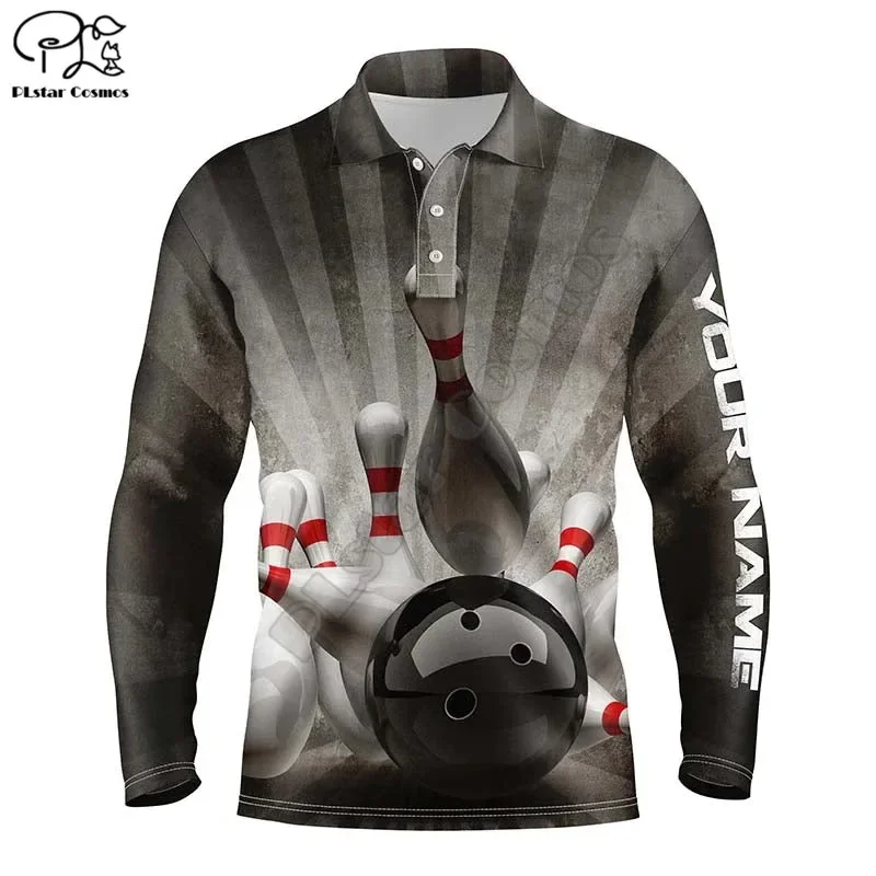 Рубашка-поло мужская с длинным рукавом красная и черная в клетку