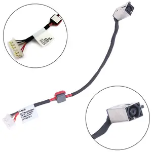 Jack Metal Cable Socket For Dell Inspiron 14-5455 15-5558 KD4T9 DC30100UD00 DC Power PC Power Supply
