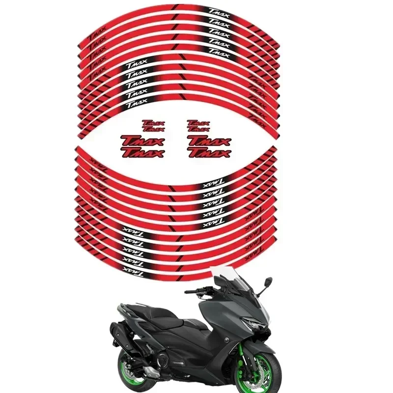 Запчасти для мотоциклов YAMAHA TMAX 500 530 560 контурное колесо декоративная наклейка-3