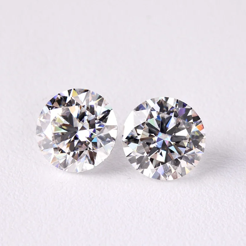 Кольцо из 18-каратного золота с обнаженными бриллиантами D-color VVS 0 5-30 карат