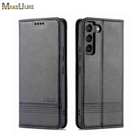 leather case for samsung galaxy s22 ultra wallet case magnetic flip cover for samsung s22 s21 s20 ultra fe s8 s9 s10 plus case
